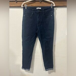 dark blue Nine West high-rise skinny jeans Size 8 (1488)